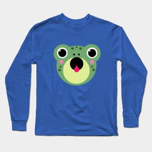 Cute Frog Cartoon Kawaii Long Sleeve T-Shirt